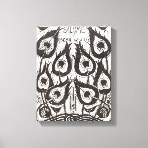 Impressão Em Tela Esboço original para o cobrir de "Salome" por