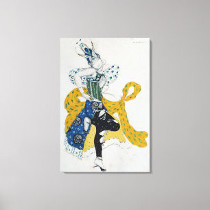 Impressão Em Tela Esboço para La Peri do balé '