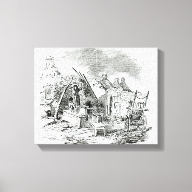 Impressão Em Tela Escala de Tim Downs, em Dunmore (Frente)