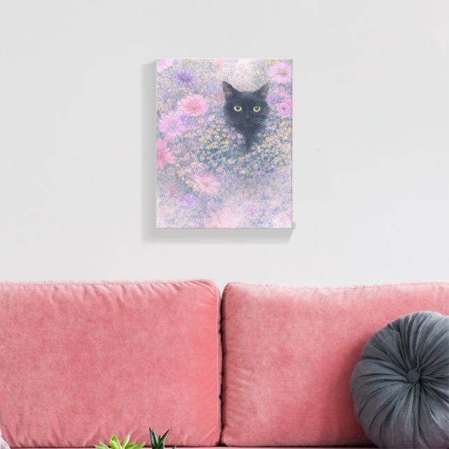 Impressão Em Tela Escondido em Flor (Insitu(Sala de estar))
