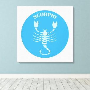 Impressão Em Tela Escorpião, Signo do Zodíaco, Horóscopo, Astrologia