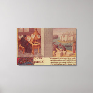 Impressão Em Tela Escrita de Livy e a fundação de Roma