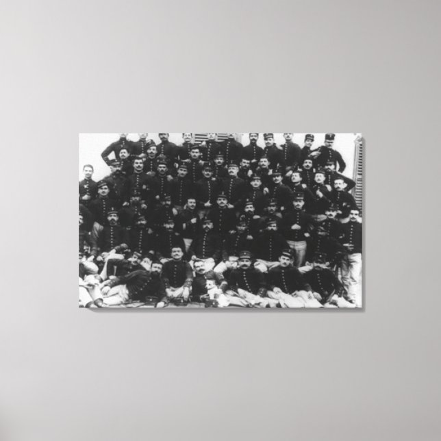 Impressão Em Tela Escritores de Infantaria Gregos FotografiaGrécia (Frente)