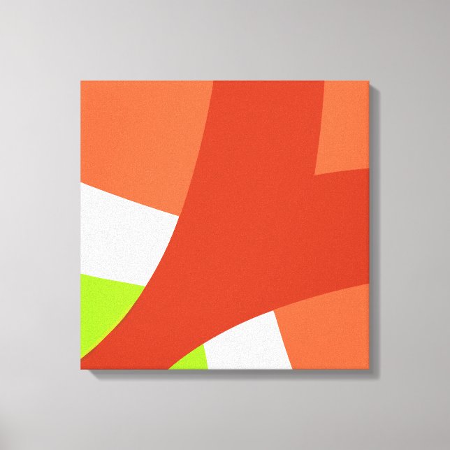 Impressão Em Tela Escritório de Abstrato Negrito (Frente)