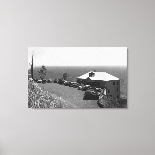 Impressão Em Tela Escritório Principal de Cavernas de Leão Costeiro  (Frente)