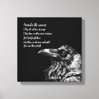 Escritura de bíblia Luke 12:24