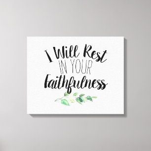 Impressão Em Tela Escritura Versa da Bíblia do Pincel Moderno