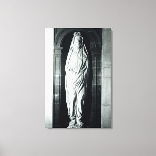 Impressão Em Tela Escultura de pedra de John Donne em sua saia