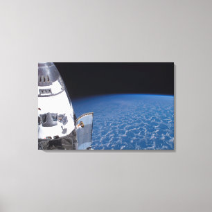 Impressão Em Tela Esforço 24 do vaivém espacial