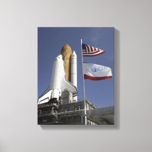 Impressão Em Tela Esforço 2 do vaivém espacial