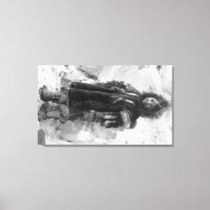 Impressão Em Tela Eskimo Girl in a Parka in Nome