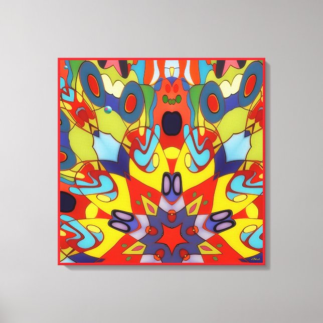 Impressão Em Tela Esoteric Scream (Frente)