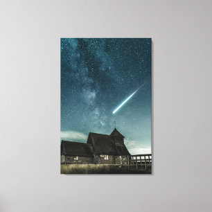 Impressão Em Tela Espaço bonito