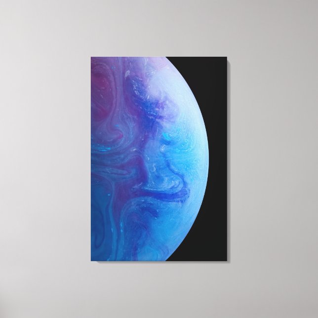Impressão Em Tela Espaço Colorido (Frente)