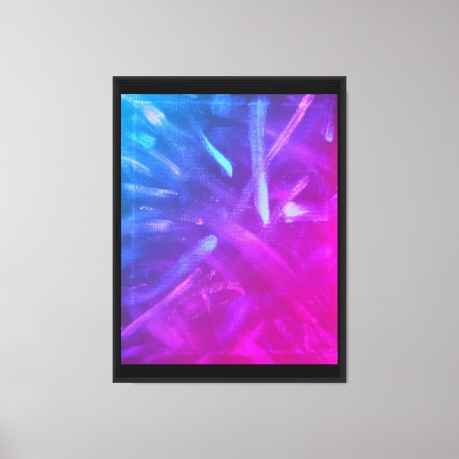 Impressão Em Tela Espaço de Tiro Neon (Frente)