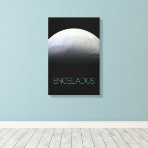 Impressão Em Tela Espaço Exterior, Cosmos, Sistema Solar, Encélado D