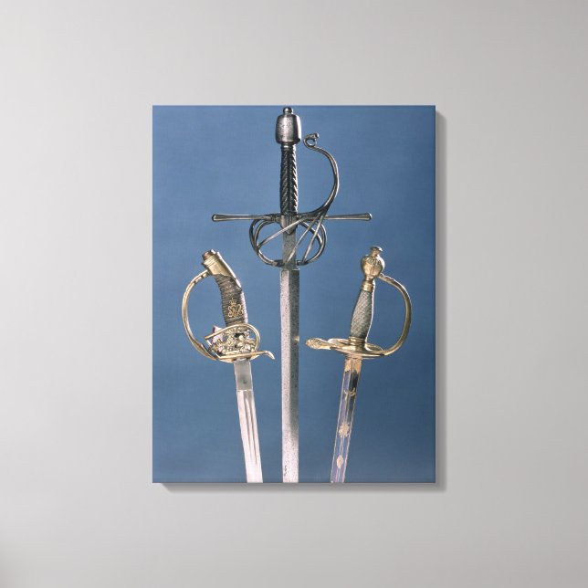 Impressão Em Tela Espada do oficial de infantaria (Frente)