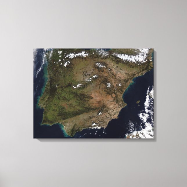 Impressão Em Tela Espanha e Portugal 2 (Frente)