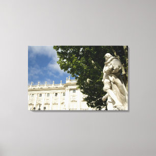 Impressão Em Tela Espanha, Madrid. Palácio Real.