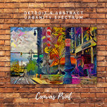 Impressão Em Tela Espectro de Urbanidade Abstrato de Detroit<br><div class="desc">Esta tela captura a essência da vibração urbana de Detroit. A trabalho de arte representa a energia dinâmica da cidade através de um espectro quebrado de cores e formas, refletindo a natureza diversa e em constante mudança da vida urbana. Esta peça é perfeita para aqueles que apreciam a arte abstrato...</div>