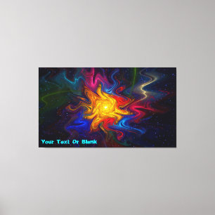 Impressão Em Tela Espectro Solar