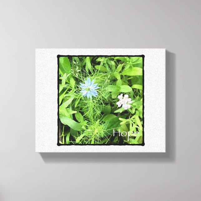 Impressão Em Tela Esperança 8 x 10 (Frente)