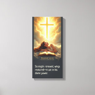 Impressão Em Tela Esperando no Senhor