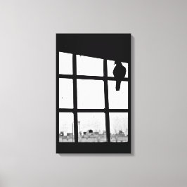 Impressão Em Tela Esperando pombo