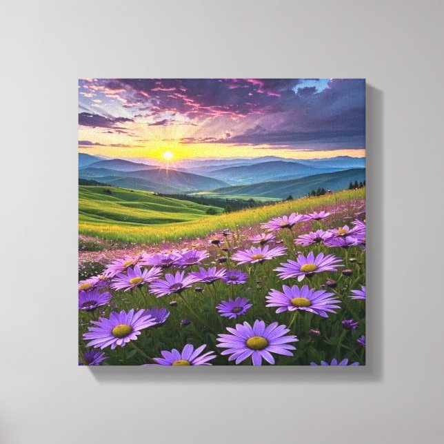 Impressão Em Tela Espetacular paisagem natural com sons de sopro (Frente)