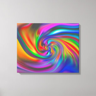 Impressão Em Tela Espirais de fundo abstrato Soft II