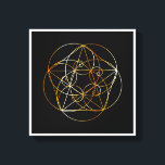 Impressão Em Tela Espiral Fibonacci - A geometria sagrada<br><div class="desc">Espiral Fibonacci - A geometria sagrada</div>