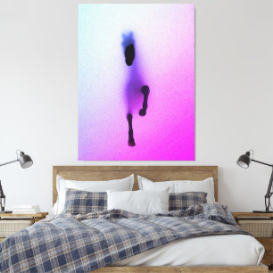 Impressão Em Tela Espírito do Cavalo – Arte Abstrata para Parede