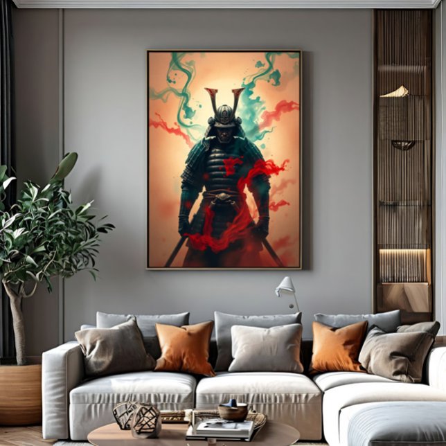 Impressão Em Tela Espírito Samurai: Honra e Mistério (Criador carregado)