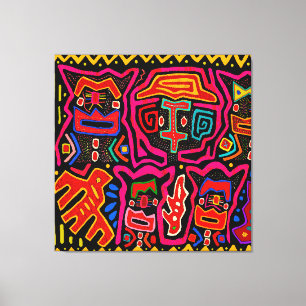 Impressão Em Tela Espíritos e Sonhos de Demônios Xamânicos