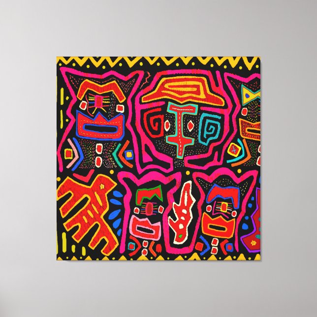 Impressão Em Tela Espíritos e Sonhos de Demônios Xamânicos (Frente)