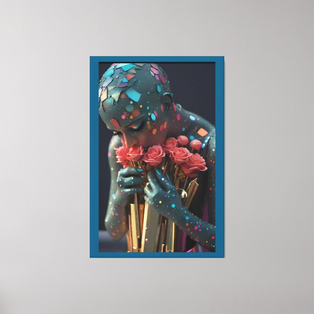 Impressão Em Tela Espumante, Amante Deusa - Ken Gage Art (Frente)