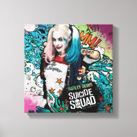 Esquadrão Suicida| Grafite de Caracteres Harley Qu
