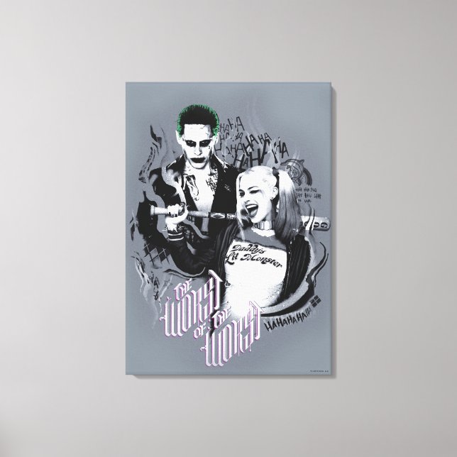 Impressão Em Tela Esquadrão Suicida | O Pior dos Piores (Frente)