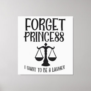 Impressão Em Tela Esqueça a Princesa