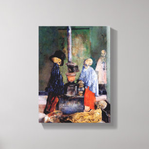 Impressão Em Tela Esqueletos se Aquecendo