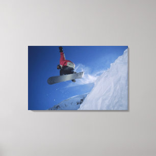 Impressão Em Tela Esquiando no Snowbird Resort, Utah (MR)