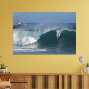 Impressão Em Tela Esquiando no WEDGE, Newport Beach, CA