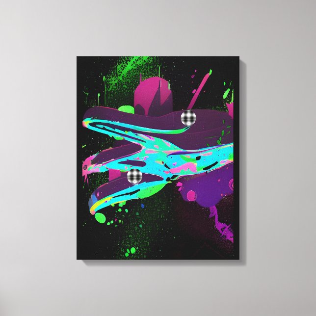 Impressão Em Tela Esseloria - Ken Gage Abstrato (Frente)