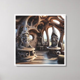 Impressão Em Tela Essência Artística de Alex Cinza Visão-Tai