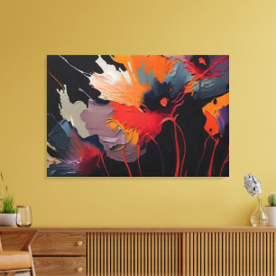 Impressão Em Tela Essência do Jardim I – Expressão Noturna