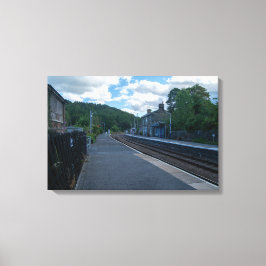 Impressão Em Tela Estação Ferroviária de Glaisdale