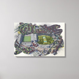 Impressão Em Tela Estádio de críquete artístico Leeds, Yorkshire