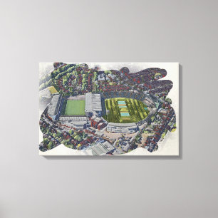 Impressão Em Tela Estádio de críquete artístico Leeds, Yorkshire