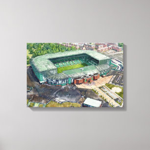 Impressão Em Tela Estádio de Futebol Glasgow Parkhead