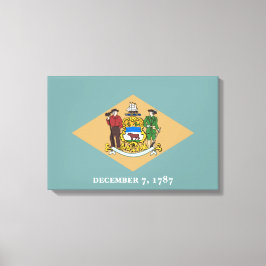 Impressão Em Tela Estado de bandeira de Delaware (DE, EUA)